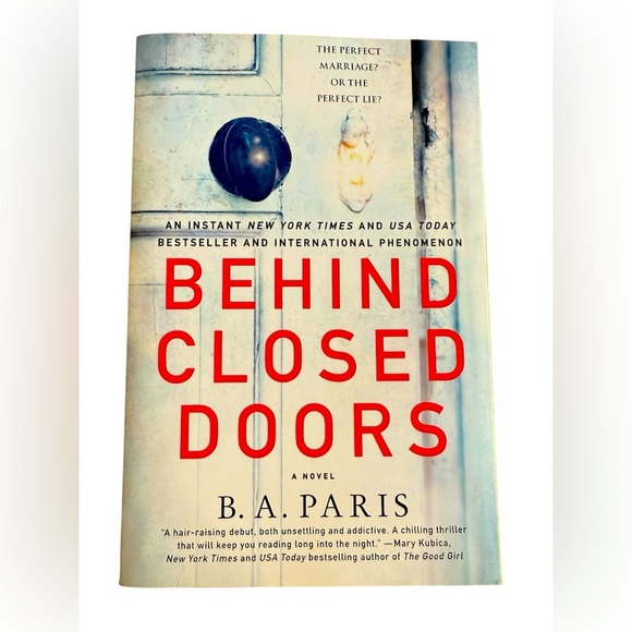Behind Closed Doors by B.A. Paris.  Paperback - Picture 1 of 4
